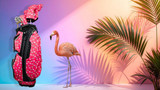 Deep Dive on our Pink Flamingo Print: Vacation Vibes on the Course