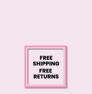 Free shipping and free returns banner