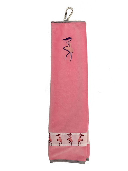 Taboo Fashions 100% Cotton Terry-Cloth Premium Player's Towel in Pink