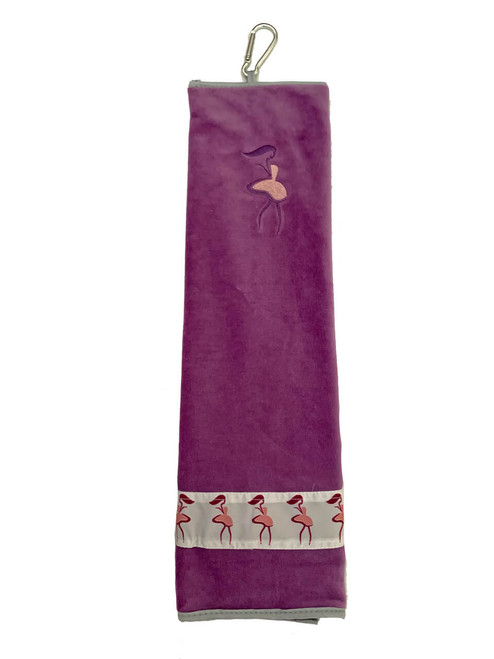 Taboo Fashions 100% Cotton Terry-Cloth Premium Player's Towel in Purple