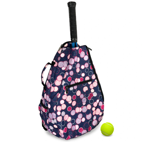 Taboo Fashions Tennis Backpack for Ladies is made with lightweight never-wear nylon - Poppin' Bottles