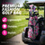 14-Way Lightweight Designer Women's Golf Cart Bag with Cooler - Native Joy - Infographic 1