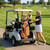 Taboo Fashions Ladies Golf Club Cover Set four stylish contoured head covers Orange Lava - Lifestyle 1