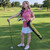 Designer Women's Sunday Golf Range Bag with Stand - Sultry Sunflowers