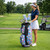 Lightweight 14-Way Women’s Golf Cart Bag – Resort Collection (Blue Seashells and Starfish)