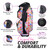 Lightweight 14-Way Women’s Golf Cart Bag – Resort Collection (Pink Starfish & Seashells)