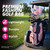 Lightweight 14-Way Women’s Golf Cart Bag – Resort Collection (Pink Starfish & Seashells)