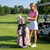 Lightweight 14-Way Women’s Golf Cart Bag – Resort Collection (Pink Starfish & Seashells)