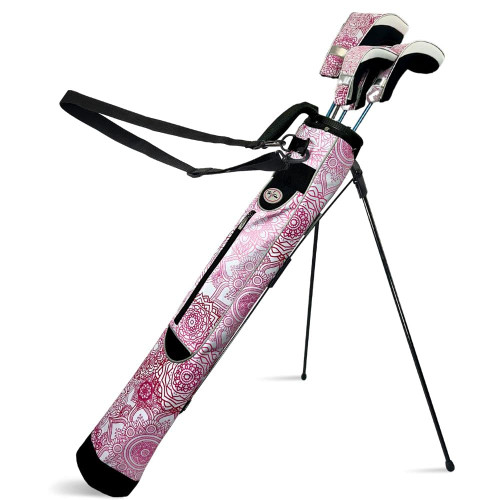 Sunday Golf Bag | Lightweight, Pink Mandala | Taboo Fashions