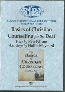Basics of Christian Counseling - Ken Wilson (Studio ASL DVD) Basics of Christian Counseling - Ken Wilson (Studio ASL DVD)