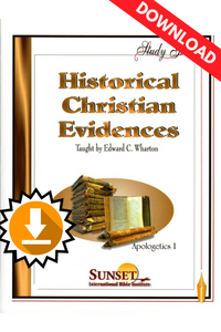 Historical Christian Evidences (Wharton) (1st Edition) – Course Study Guide (PDF download) Historical Christian Evidences (Wharton) (1st Edition) – Course Study Guide (PDF download)