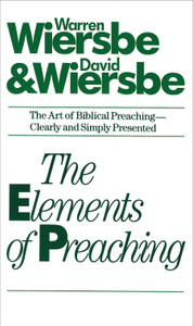 The Elements of Preaching front cover The Elements of Preaching front cover
