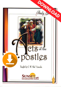 Acts of the Apostles (Lincoln) – Course Study Guide (PDF download) Acts of the Apostles (Lincoln) – Course Study Guide (PDF download)