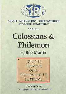 Colossians & Philemon - Bob Martin (Studio DVD) Colossians & Philemon - Bob Martin (Studio DVD)