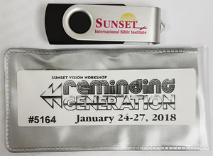 2018 Sunset Workshop MP3 Flash Drive  "Reminding Our Generation" 2018 Sunset Workshop MP3 Flash Drive  "Reminding Our Generation"