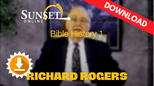 Bible History 1 Video Series - Richard Rogers (Digital Streaming & Download) Bible History 1 Video Series - Richard Rogers (Digital Streaming & Download)