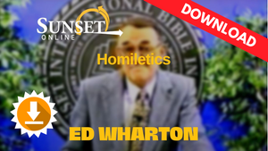Homiletics I Video Course - Ed Wharton (Digital Streaming & Download) Homiletics I Video Course - Ed Wharton (Digital Streaming & Download)