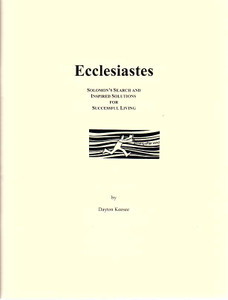 Ecclesiastes Study Guide - Keesee Ecclesiastes Study Guide - Keesee