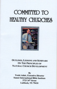 Committed To Healthy Churches 5X8 Format