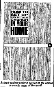 How to Set Up a N.T. Church in Your Home How to Set Up a N.T. Church in Your Home