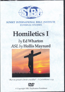 HOMILETICS I -- ASL HOMILETICS I -- ASL