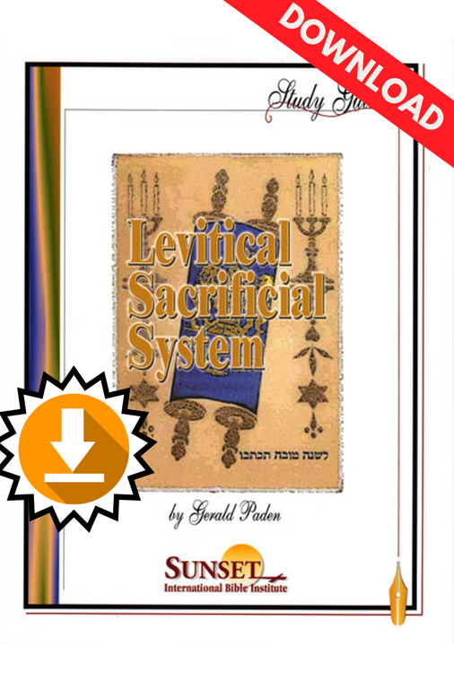 Sacrificial System – Course Study Guide (PDF download)