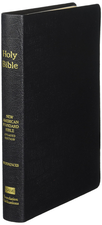 NASB Bible 1995 Edition, Large Print Reference, Black