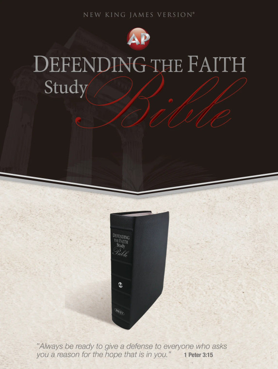 NKJV Defending the Faith Study Bible, Genuine Leather