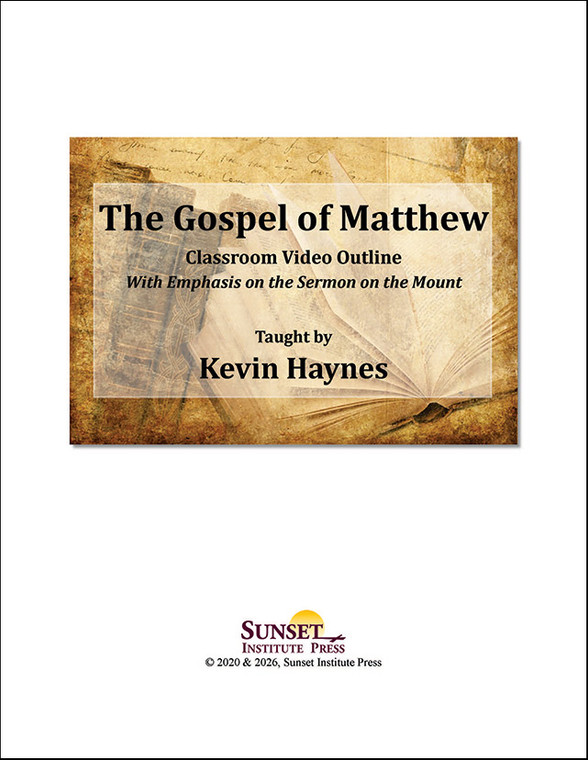 The Gospel of Matthew Outline (Classroom) (PDF Download)