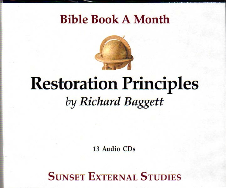 Restoration Principles (BBAM CD)
