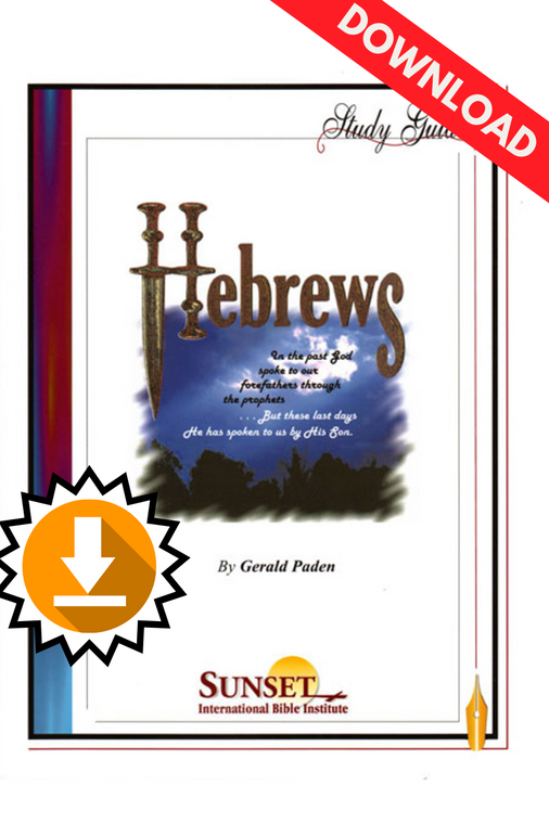 Hebrews – Course Study Guide (PDF download)