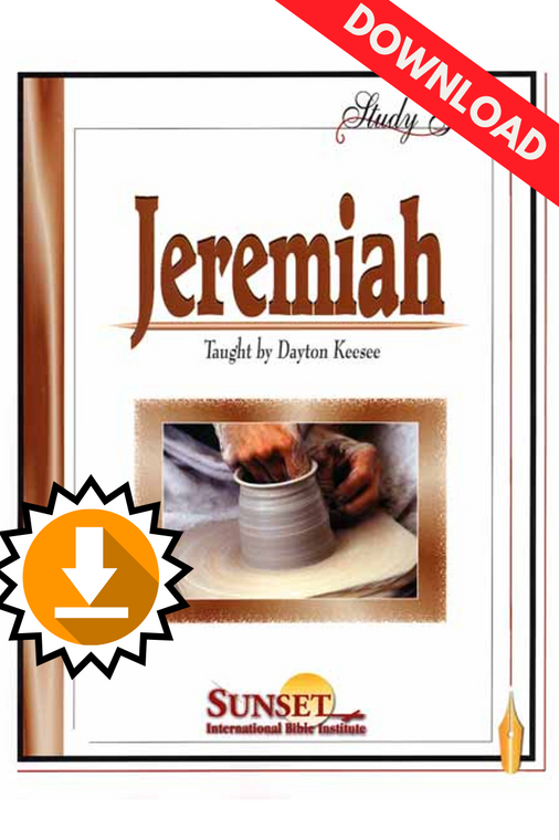 Jeremiah – Course Study Guide (PDF download)