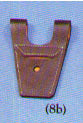Civil War leather sword frog for military belt