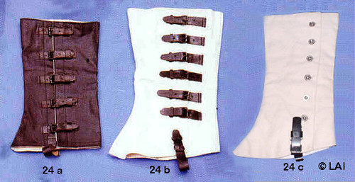civil war gaiters canvas military style