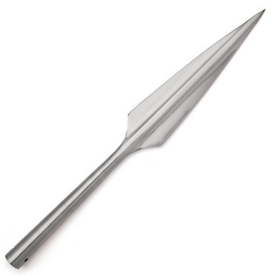 triangular spear head hand forged high carbon steel blade