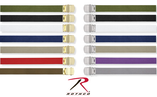 Rothco Web Belt Military Colors