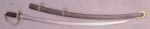 civil war sword confederate artillery officer