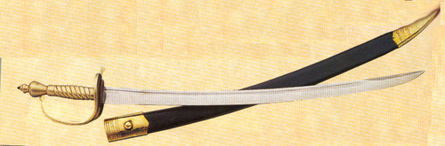 Bunker Hill Revolutionary War officer sword