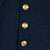 Civil War Union Army officer jacket with dark blue wool fabric and traditional 9 button front.