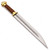 Medieval Seax with wooden grip