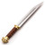 Historical Seax with brass pommel