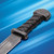 Historical Viking knife featuring a dark Battlecry finish.