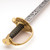 Civil War military sword with decorative brass hilt