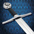 Scottish sword with St. Andrew cross