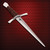 High-carbon steel Faithkeeper dagger