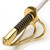 Heavy cavalry sword with leather grip