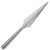 triangular spear head hand forged high carbon steel blade