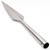 steel spear head triangular design with center ridge detail