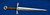 medieval Irish Gaelic dagger with C60 steel blade and leather scabbard