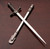 military sword letter opener collectible miniature